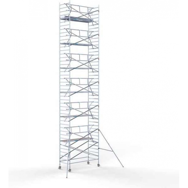 Rolsteiger Standaard 135x305 14,2m werkhoogte + enkele voorloopleuning Rolsteiger Standaard 135x305 14,2m werkhoogte + enkele voorloopleuning