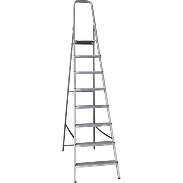 ALDORR Home - Huishoudtrap 8 Treden - Huishoudladder Inklapbaar - Keukentrap Opvouwbaar ALDORR Home - Huishoudtrap 8 Treden - Huishoudladder Inklapbaar - Keukentrap Opvouwbaar