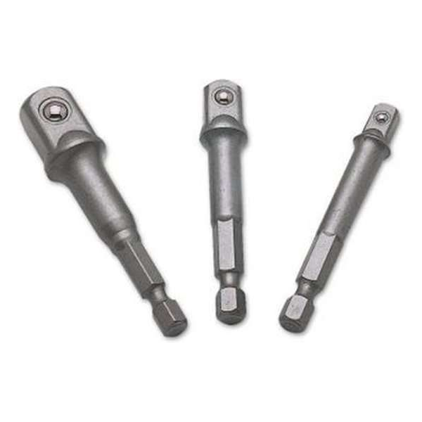 VERLENGSTUKSET DOPSLEUTELS LASER 3-DELIG 1/4'' 3/8'' 1/2'' VERLENGSTUKSET DOPSLEUTELS LASER 3-DELIG 1/4'' 3/8'' 1/2''