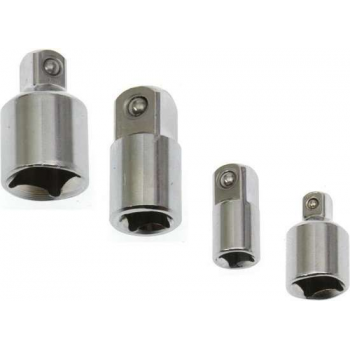 Hofftech Dop Verloop Adapter 1/2 "+ 3/8" + 1/4 " (4 Delig)