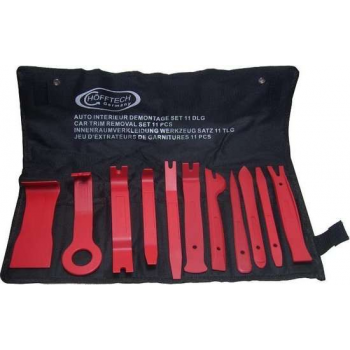 Auto interieur Demontage ontmanteling universeel gereedschap set 11 delig in opberg tas