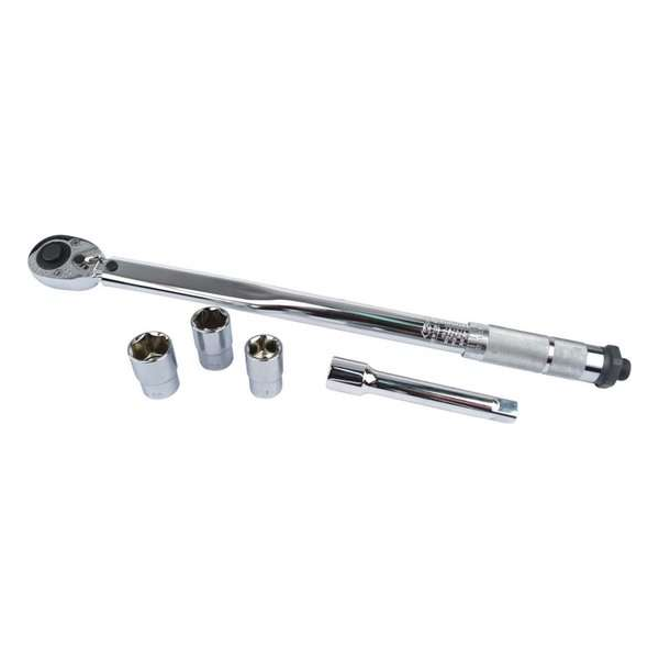 Brüder Mannesmann - Momentsleutel 40-210 - Nm 1/2" - 5-delig | Handgereedschap Brüder Mannesmann - Momentsleutel 40-210 - Nm 1/2" - 5-delig | Handgereedschap