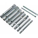 Pijpsleutelset met 2 Wringstaven - 6-22 mm - 10-delig