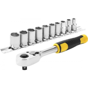 Stanley Ratelset 1/4" 72T 11 Delig