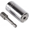 Universele dopsleutel - 7/19 mm 3-8'' inclusief boormachine adapter