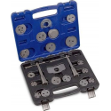 Dopsleutel Remzuiger Terugstelset 22-Delig - Remklauw Demontage Terugstel Set Gereedschap - 22-Delig Blauw