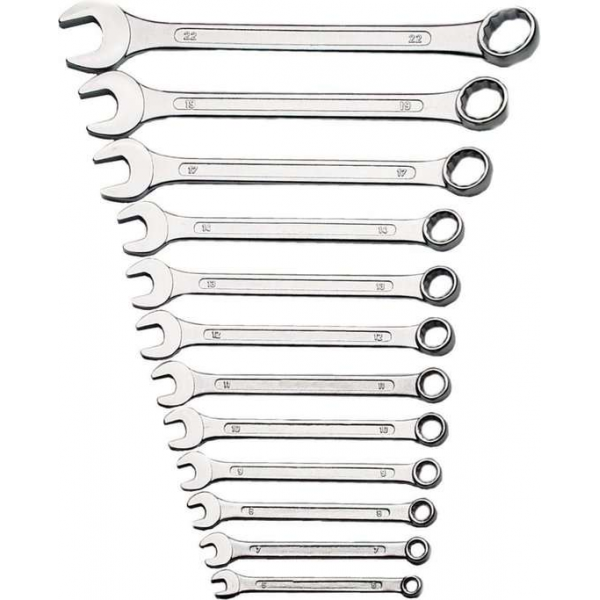 Brüder Mannesmann Steek-ringsleutelset (12 dlg) Brüder Mannesmann Steek-ringsleutelset (12 dlg)