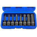 Inbus doppenset kracht/ impact 1/2" 8-delig