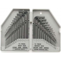 SAE/M Inbussleutelset – Inbus - 30-delig -  0.028 tot 3/8 Inch