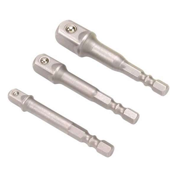 Hofftech Boormachine Verloop Naar Dop 1/4", 3/8", 1/2" Hofftech Boormachine Verloop Naar Dop 1/4", 3/8", 1/2"