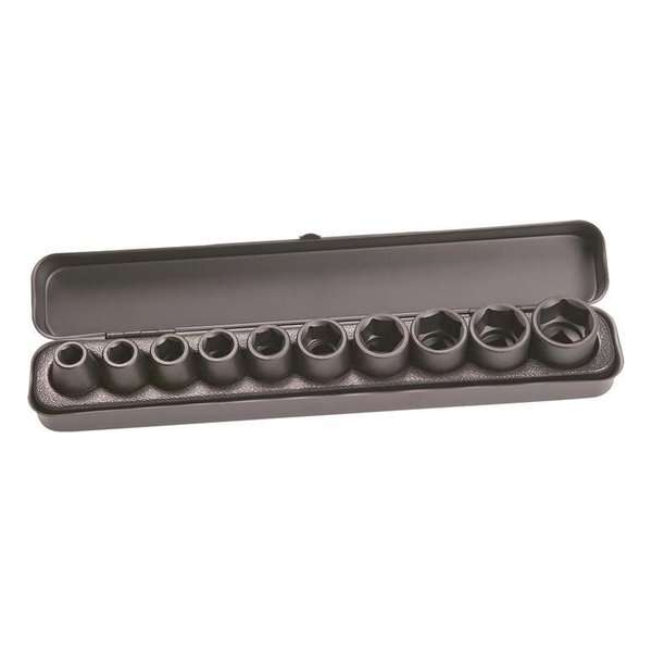 HiKOKI 751879 10-delige Krachtdoppenset in cassette - 1/2" HiKOKI 751879 10-delige Krachtdoppenset in cassette - 1/2"