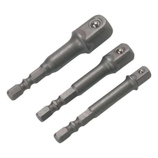Tooltech Dop-adapter set 3 delig - 1/4 - 3/8 - 1/2" Tooltech Dop-adapter set 3 delig - 1/4 - 3/8 - 1/2"