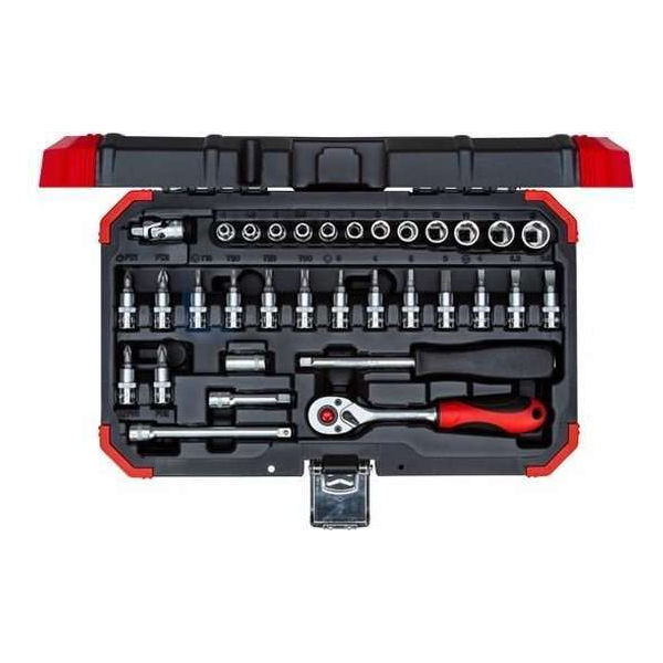 Gedore RED R49003033 33-delige Dopsleutel - 1/4'' Gedore RED R49003033 33-delige Dopsleutel - 1/4''