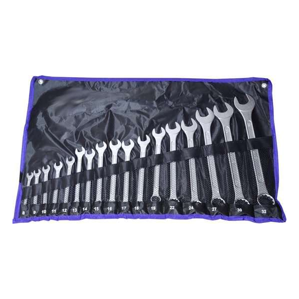 17X Ring steek sleutel set 8 t/m 32mm met ringsteeksleutel ringsleutel steeksleutel moersleutel 17X Ring steek sleutel set 8 t/m 32mm met ringsteeksleutel ringsleutel steeksleutel moersleutel