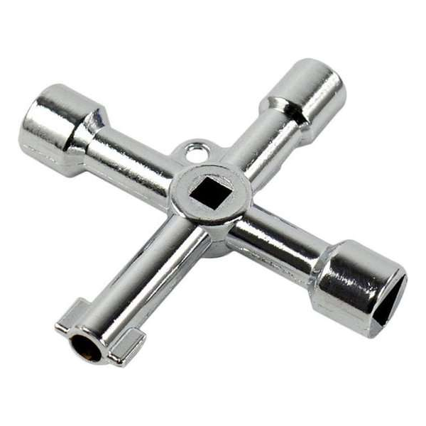 Multi sleutel - 6 tot 14mm - dubbelbaard driehoek vierkant - C Multi sleutel - 6 tot 14mm - dubbelbaard driehoek vierkant - C