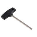 Hafu T-inbussleutel 6 Mm Met Handvat 125 Mm Zwart/zilver