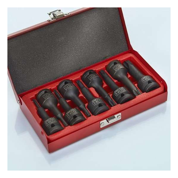 Smoos® Torx krachtdoppenset 9-delig Smoos® Torx krachtdoppenset 9-delig