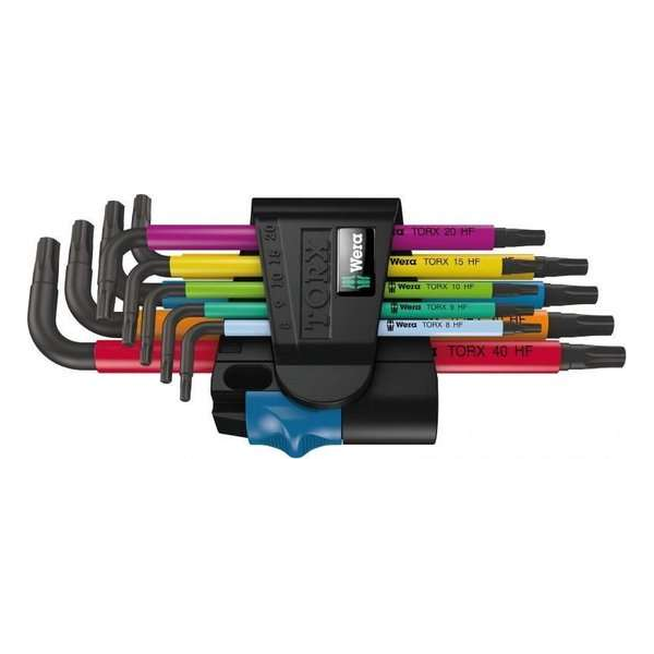 Wera 967/9 TX 9 Delige inbussleutel set - Torx - T8-40 Wera 967/9 TX 9 Delige inbussleutel set - Torx - T8-40
