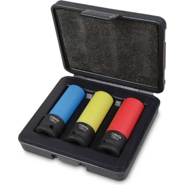 Beta 720LC/C3 3-delige Slagdoppenset - 17/19/21mm - 1/2'' Beta 720LC/C3 3-delige Slagdoppenset - 17/19/21mm - 1/2''