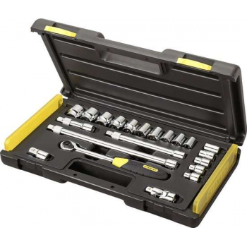 STANLEY Microtough Dopsleutelset 21-delig - 3/8"