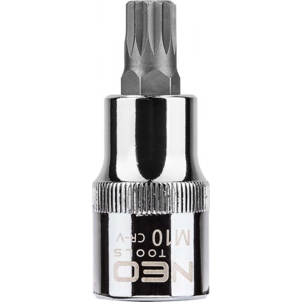 NEO Multi-Torx Dop M10, 1/2" aansluiting NEO Multi-Torx Dop M10, 1/2" aansluiting