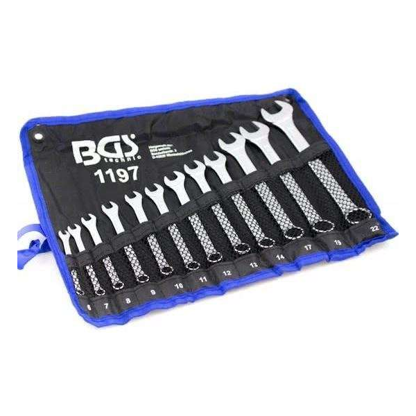 BGS steekringsleutelset - 12-delig - Gehard en verchroomd - Matte finish BGS steekringsleutelset - 12-delig - Gehard en verchroomd - Matte finish