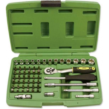 JBM Tools | 56-DELIGE GEREEDSCHAPSKIT MET HEXAGONALE DOPPEN