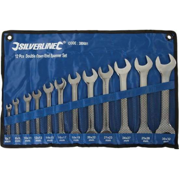 Silverline 380681 12-delige Steeksleutelset - 6-32mm