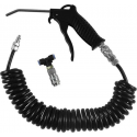 JBM Tools | Pneumatische blaaspistool 3/8" met spiraalslang 5 m