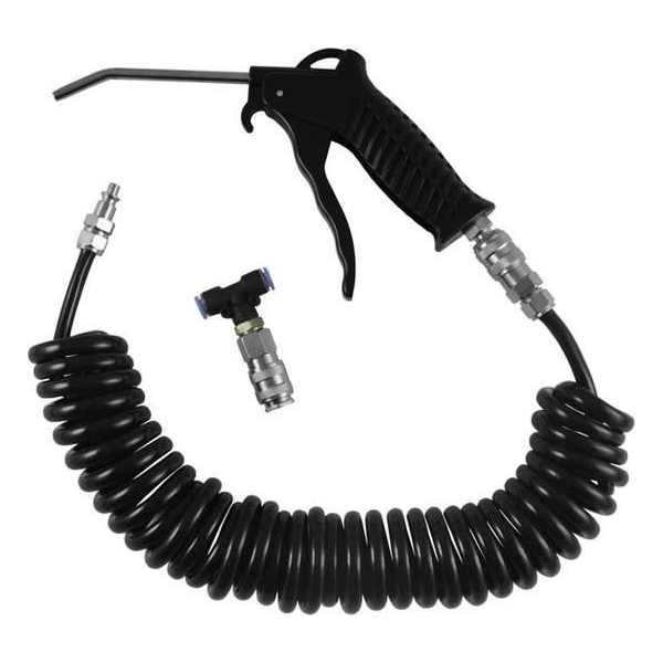 JBM Tools | Pneumatische blaaspistool 3/8" met spiraalslang 5 m JBM Tools | Pneumatische blaaspistool 3/8" met spiraalslang 5 m