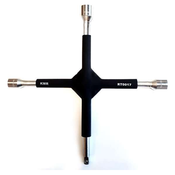 Kruissleutel Secorüt 90017 Radkreuz Mit 1/2 Aussenvierkant Für Steckschlüssel (L X B X H) 355 X 355 X 30 Mm Kruissleutel Secorüt 90017 Radkreuz Mit 1/2 Aussenvierkant Für Steckschlüssel (L X B X H) 355 X 355 X 30 Mm