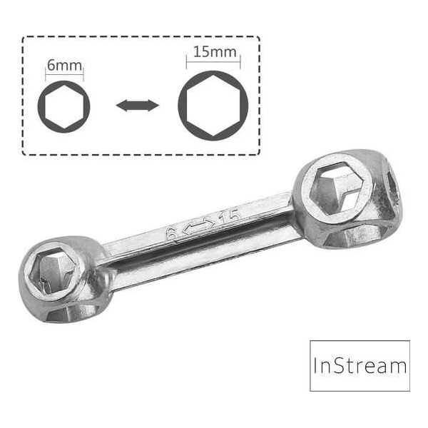 Fietsreparatietool - moersleutel - fietssleutel - dopsleutel - multitool