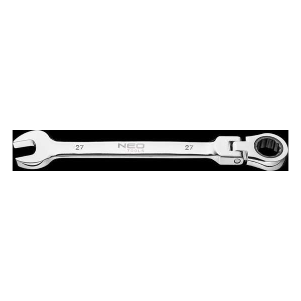 NEO steek/ratelsleutel 27mm knik met knik nek NEO steek/ratelsleutel 27mm knik met knik nek