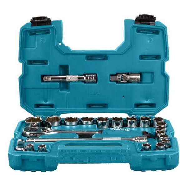 Makita Doppenset 1/2" VK 23-delig Makita Doppenset 1/2" VK 23-delig