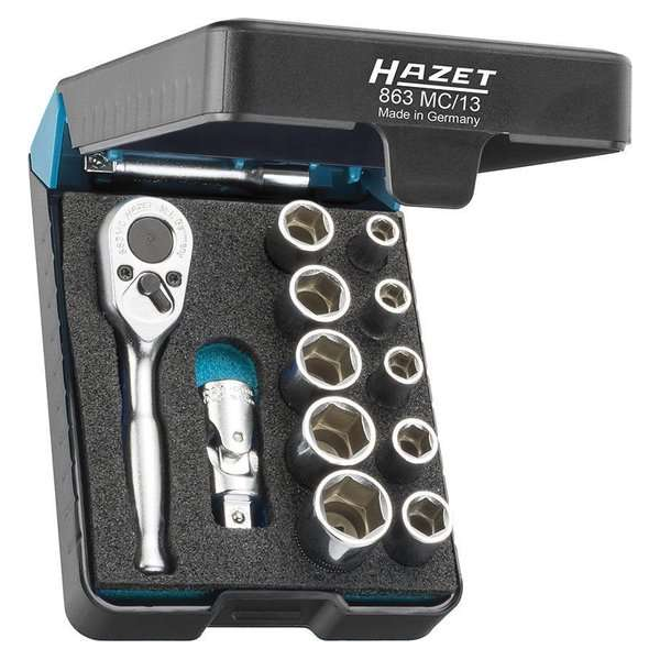 "Dopsleutelset 1/4" 13-dlg. 863MC/13 Hazet" "Dopsleutelset 1/4" 13-dlg. 863MC/13 Hazet"