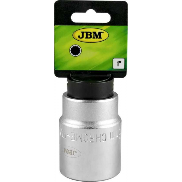 10937 JBM 1" Dop 65 mm geschikt voor Iveco achteras (12-kant) 10937 JBM 1" Dop 65 mm geschikt voor Iveco achteras (12-kant)