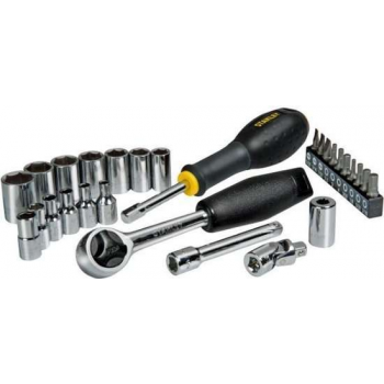 Stanley Stanley Dopsleutelset 1/4" 28-delig (chroom glanzend) (S)