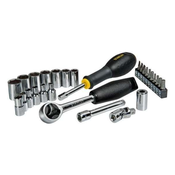Stanley Stanley Dopsleutelset 1/4" 28-delig (chroom glanzend) (S)