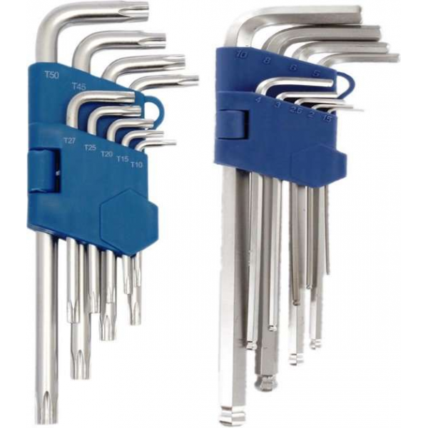 Deal Tools Home And Garden Hoogwaardig Torxsleutelset 9 Delig + Inbussleutelset 9 Delig - Tamper-Resistant Deal Tools Home And Garden Hoogwaardig Torxsleutelset 9 Delig + Inbussleutelset 9 Delig - Tamper-Resistant