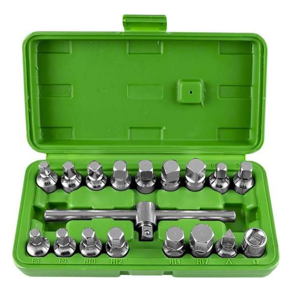 JBM Tools | Olie aftapplug doppenset JBM Tools | Olie aftapplug doppenset