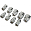 Silverline 3/8 metrische doppen set 9 st. 8 - 19 mm