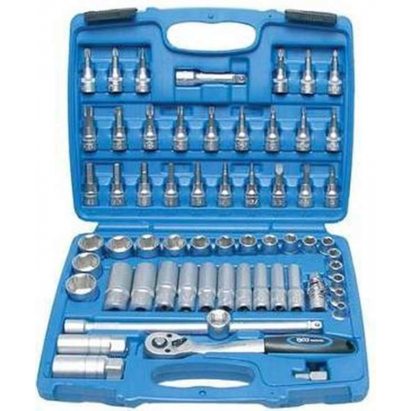 Dopsleutelset - Doppen set 6 kant - 6mm - 24mm en Super Lock 8mm tot 19mm - 3/8 - 61 delig BGS 2229 Dopsleutelset - Doppen set 6 kant - 6mm - 24mm en Super Lock 8mm tot 19mm - 3/8 - 61 delig BGS 2229