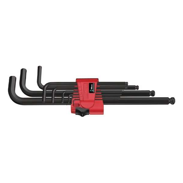 Wera 05022086001 9-delige Blacklaser Inbussleutelset - 1,5-10mm Wera 05022086001 9-delige Blacklaser Inbussleutelset - 1,5-10mm