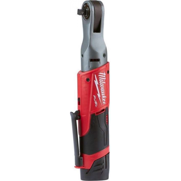 Milwaukee M12 FIR38-201B 12V Li-Ion accu Subcompactratelsleutel set (1x 2Ah accu) in tas - 3/8" - koolborstelloos Milwaukee M12 FIR38-201B 12V Li-Ion accu Subcompactratelsleutel set (1x 2Ah accu) in tas - 3/8" - koolborstelloos