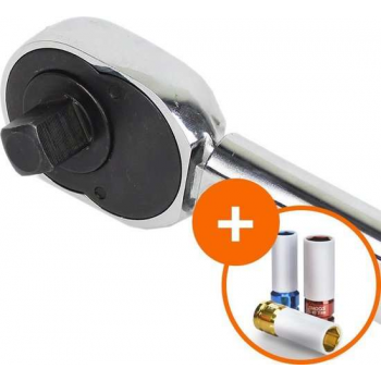 Smoos® Momentsleutel 1/2 opname 40-210 Nm + Teflon doppenset