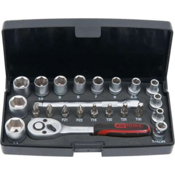 KS Tools doppendoos set (23 stuks 1/4-Inch)