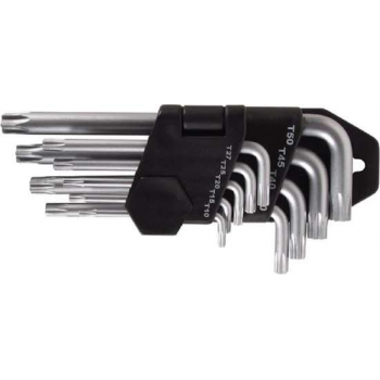 Stersleutelset - 9 St -.Torx-set 9-delig