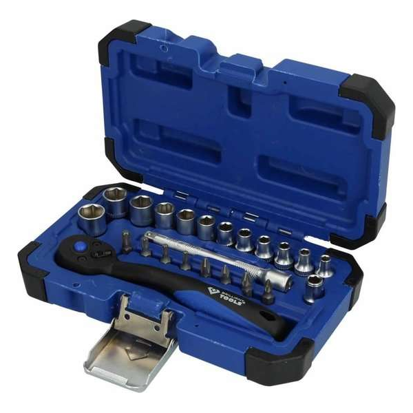 BRILLIANT TOOLS 23-delige Doppenset 1/4" staal BRILLIANT TOOLS 23-delige Doppenset 1/4" staal
