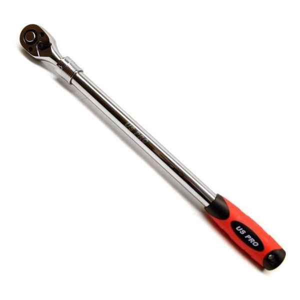 Uitschuifbare ratel 72-tandig 460 - 610 mm lang 1/2" Uitschuifbare ratel 72-tandig 460 - 610 mm lang 1/2"