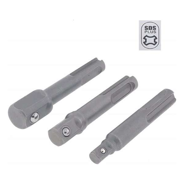 Benson Verloop Naar Dop SDS -1/4-3/8-1/2" - 3 Delig Benson Verloop Naar Dop SDS -1/4-3/8-1/2" - 3 Delig